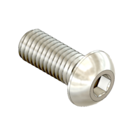 MODULAR SOLUTIONS ZINC PLATED FASTENER M10 X 30 BUTTON HEAD CAP SCREW